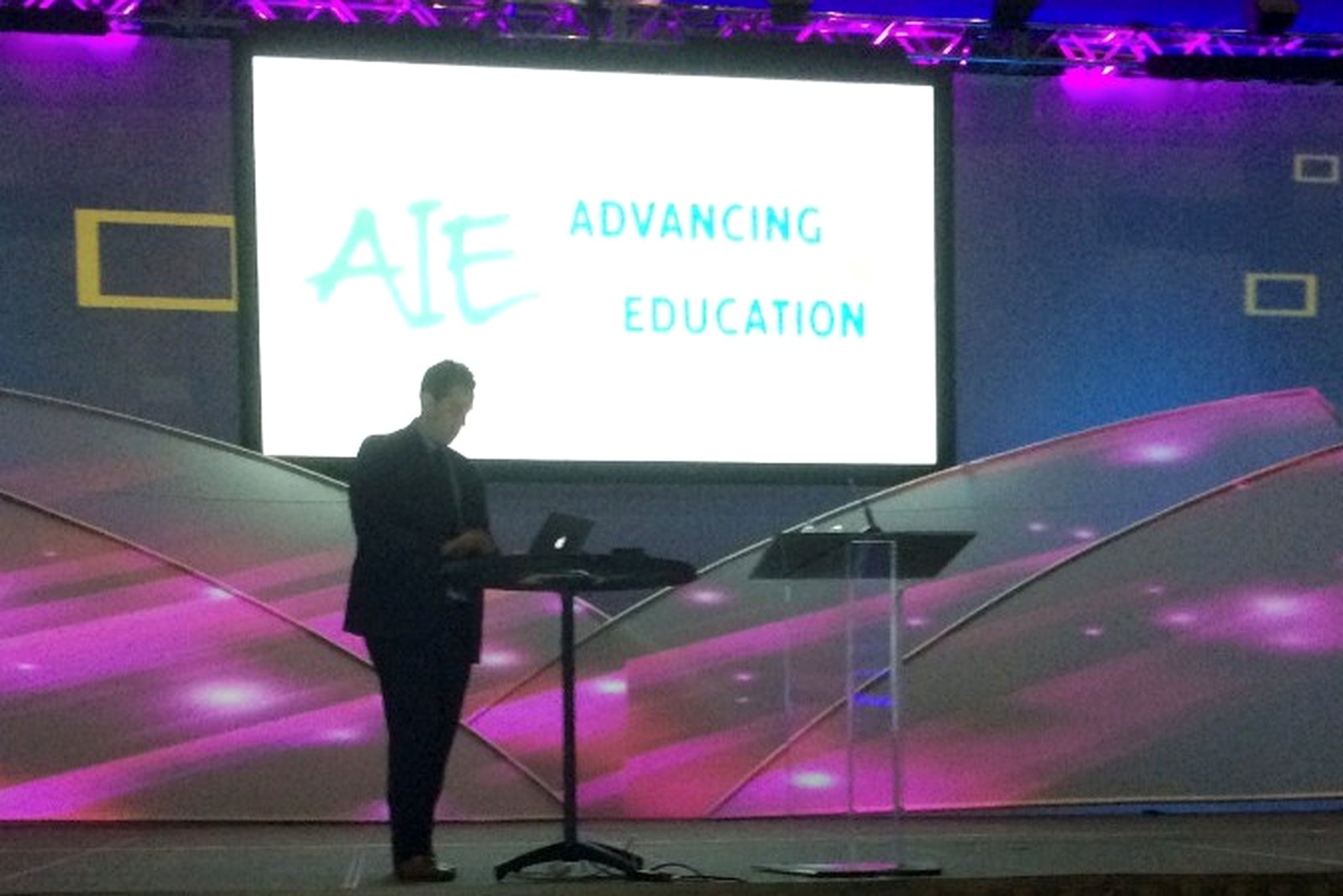 Doug Rawlins engaging with educators during a training session