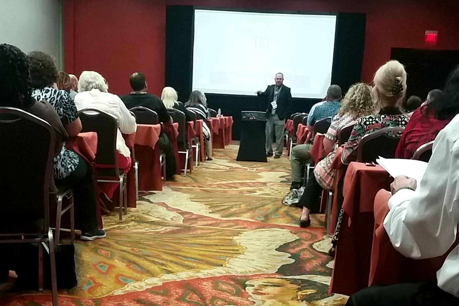 Doug Rawlins presenting at a Time To Teach training session